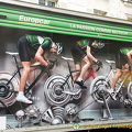 It was Tour de France time and this was the Europcar ad